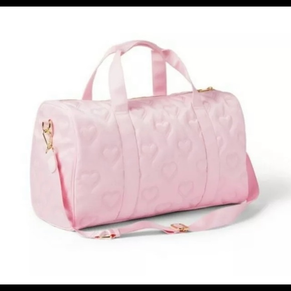 NWT Stoney Clover x Target Pink Heart Duffle - Picture 2 of 2
